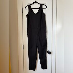 Frank & Oak black sleeveless jumpsuit